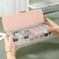 USB Cord Management Bins-Desk Top Organizer Charger Stand Data Cable Storage Box-Office Stationery Supplies Accessories Storage