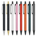 Wholesale Retractable Promotional Gift Pen Matt Finish Aluminum Ball Point Pen Push Action Pen Good for Custom Logo MTP041