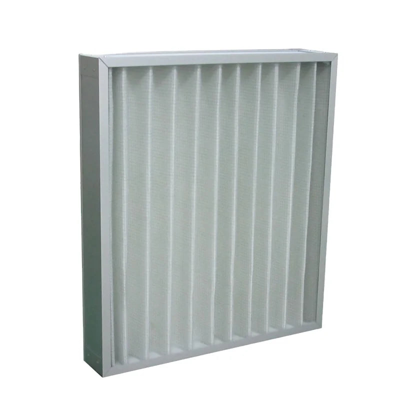 Senbao New Industrial Synthetic Fiber Aluminum Mesh Filter Pleated Panel G3 G4 Pre Air Filter 90% Efficiency ISO9001 Certified