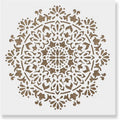 Custom Large Mandala Wall Stencil 30*30cm Painting Stencils for Furniture Floor Decoration