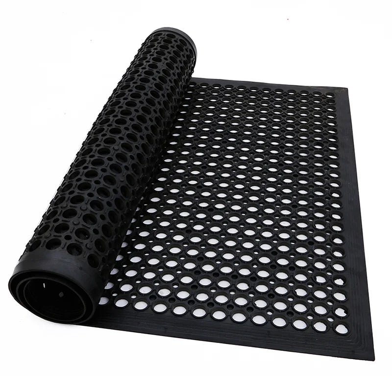 Handmade Interlocking Non-Slip Outdoor Deck Step Honeycomb Floor Rubber Mats Cheap Price for Home Use in Kitchen