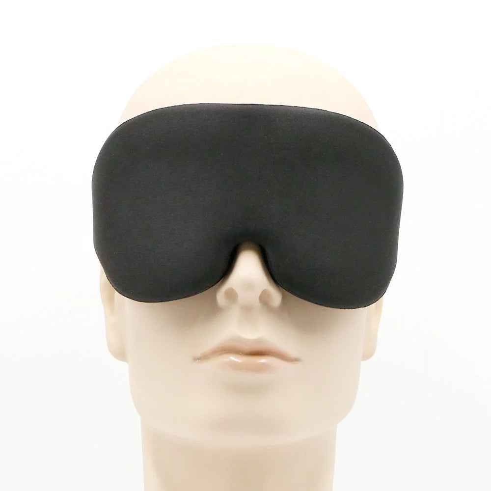 Custom Wholesale Night Sleeping Eye Mask 3D Sleep Blindfold for Men Women 100% Blackout Eyelash Extension Sleep Masks
