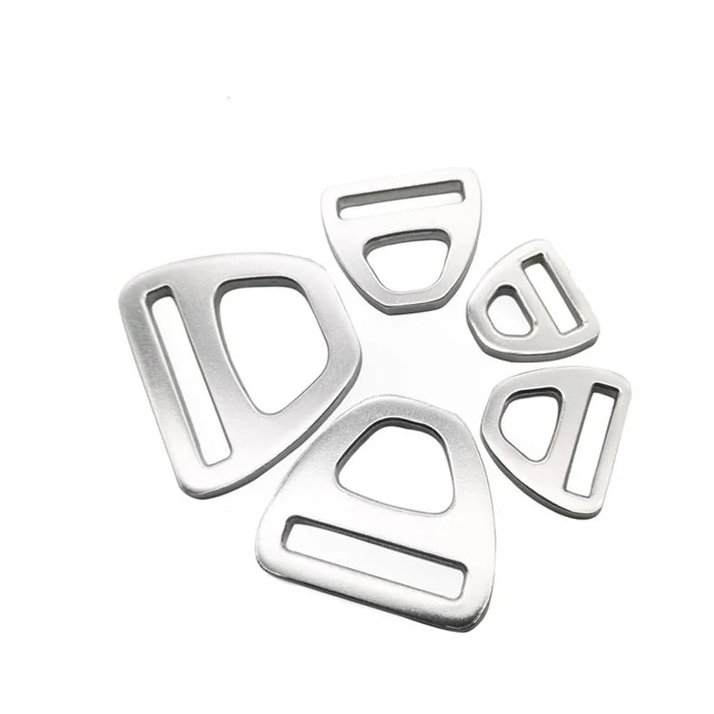 Custom Luggage Buckle Hardware Wholesale Multi-color Triangle Shape Buckle Adjuster for Leather Straps