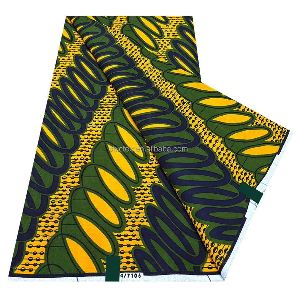 New Holland 100% Cotton African Ankara Pagne Organic Batik Hollandais Fabric Wax Cloth Dutch for Shirts Suits Bags Covers