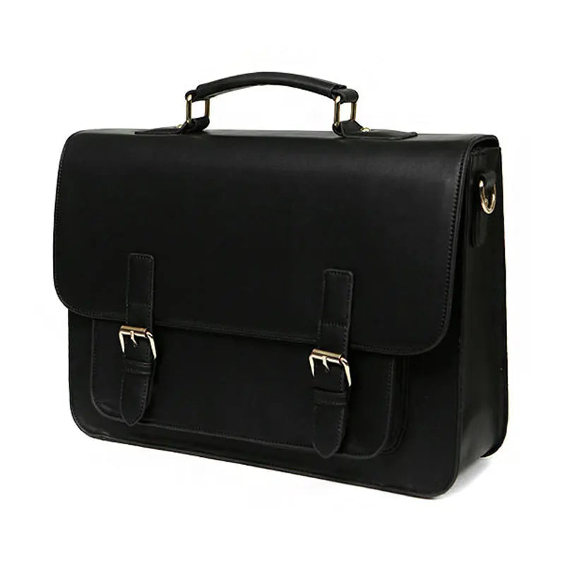 Female Korean Fashion 13.3 Inch Simple Large Capacity Ladies Soft Leather Travel Backpack Man Satchel Bag Handbag