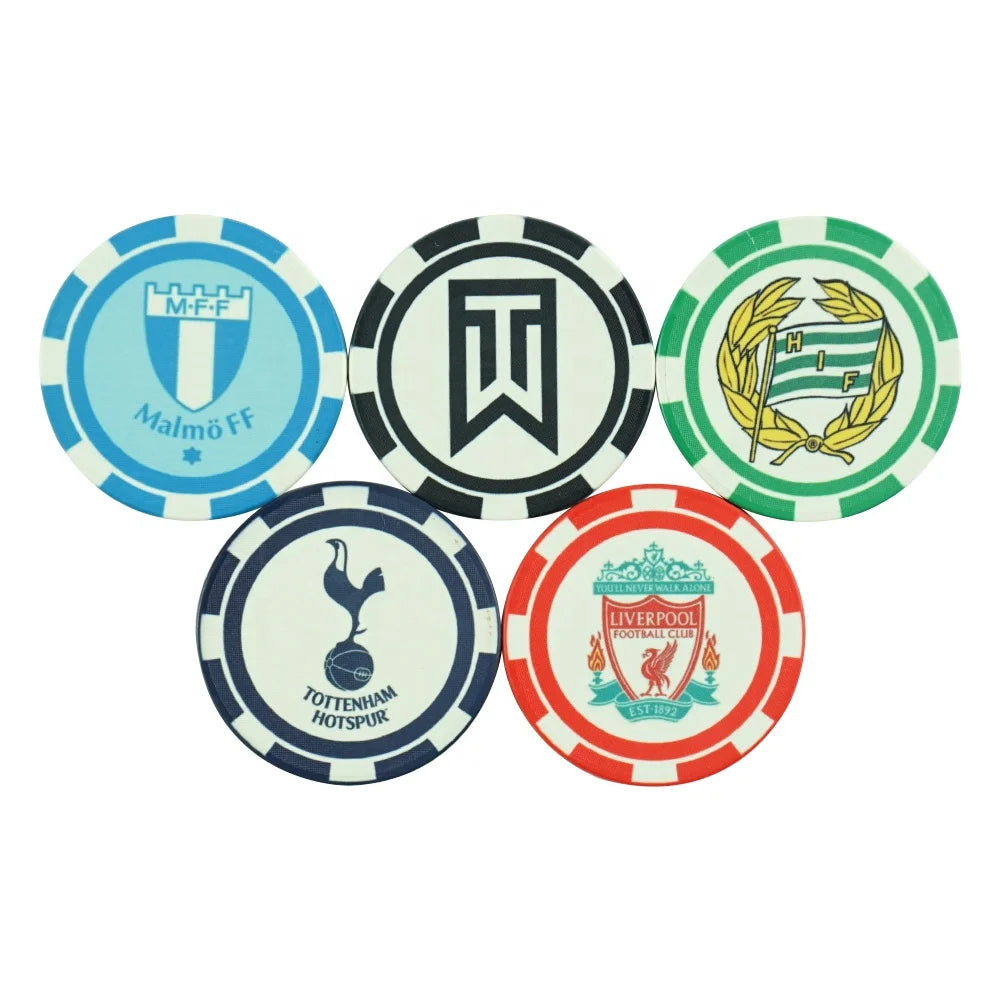 Wholesale Ceramic Poker Chips 39mm 10g Casino logo Custom logo Manufacture Other Size and Style Can Produce for Casino Games