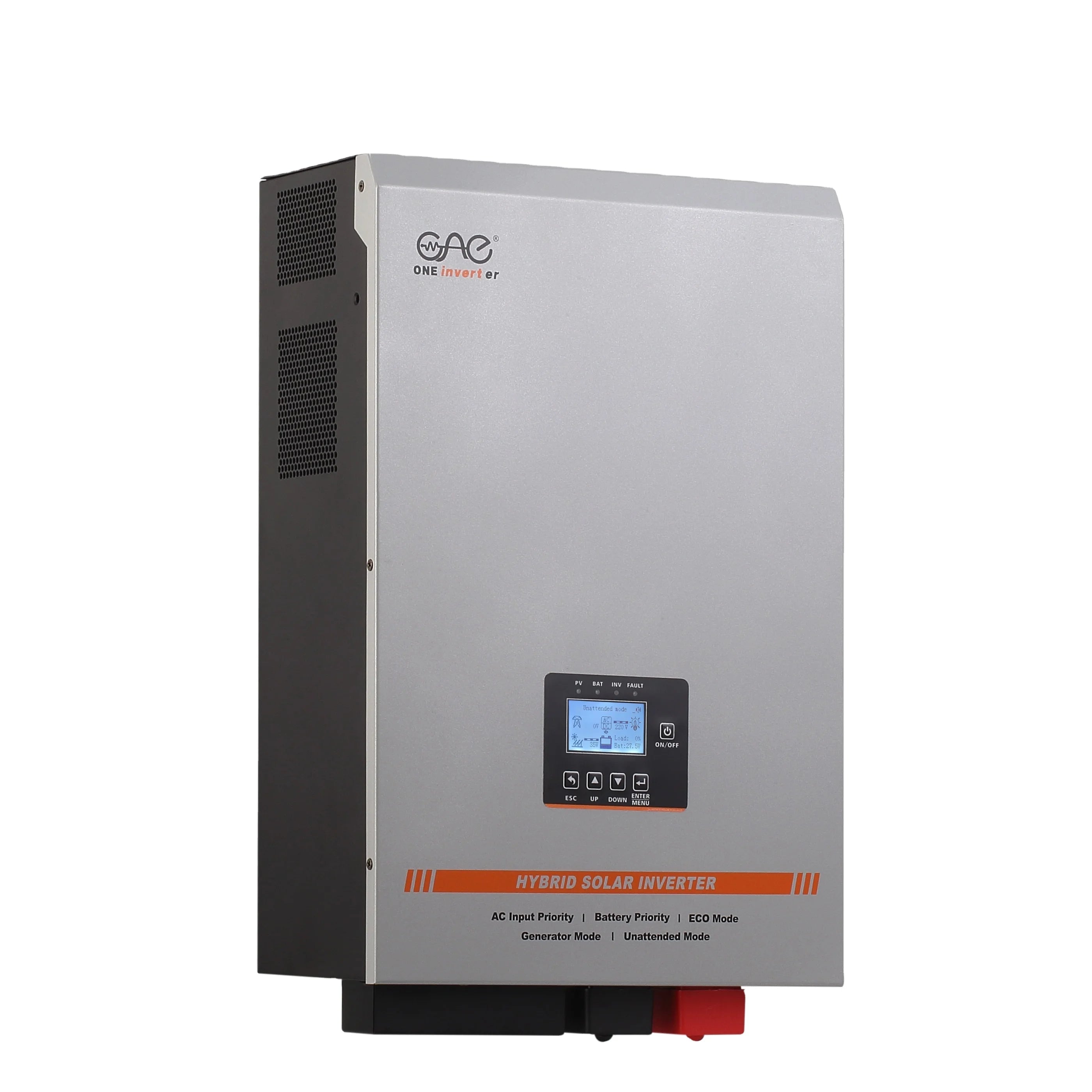 5kw 6kw Solar Inverter Inbuilt Solar Charge Controller 24v 48v for Solar Power