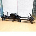 Aluminum Pilates Reformer Machine Quiet Smooth Glide Portable Reformer Pilates Bed for Home Studio Gym Commercial Use