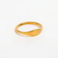 Fenny 18K Gold Plated Wholesale Waterproof&Tarnish Free Fashion Simple Trendy Stainless Steel Finger Ring Trendy for Women