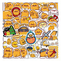 60Pcs Cartoon Gudetama Cute Graffiti Stickers for Kid Bottle Laptop Notebook Vinyl Kawaii Sticker
