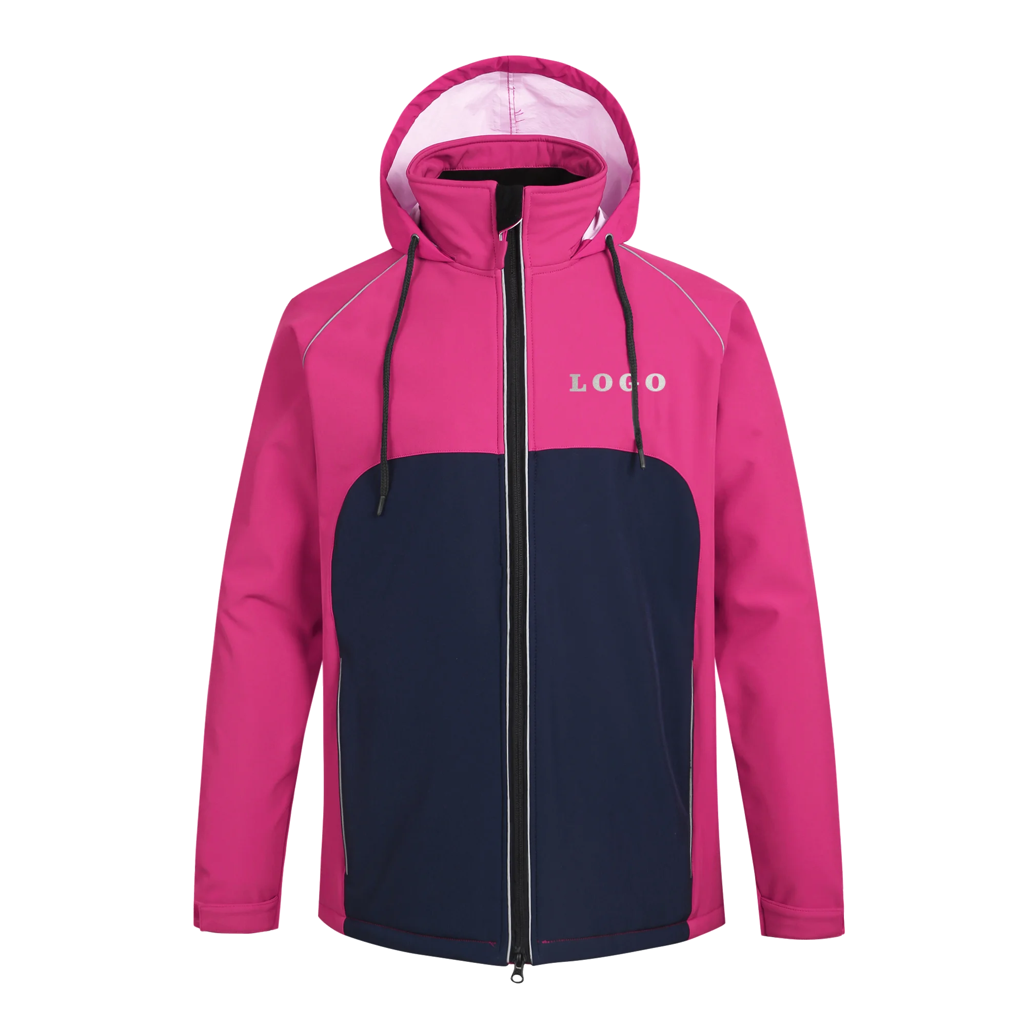 OEM Custom Logo Outwear Jacket Sport Zip-up Jackets Waterproof Windbrearker Men Soft Shell Jacket