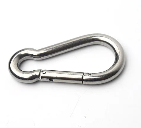 M6*60 Cheap Stainless Steel Key Chain Hook Snap Hook Climbing Carabiner