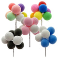 Hot Color Plug-In 8-Piece Wire Balloon String for Cake Decoration for Birthday Party Graduation Dessert Table Baking Accessories