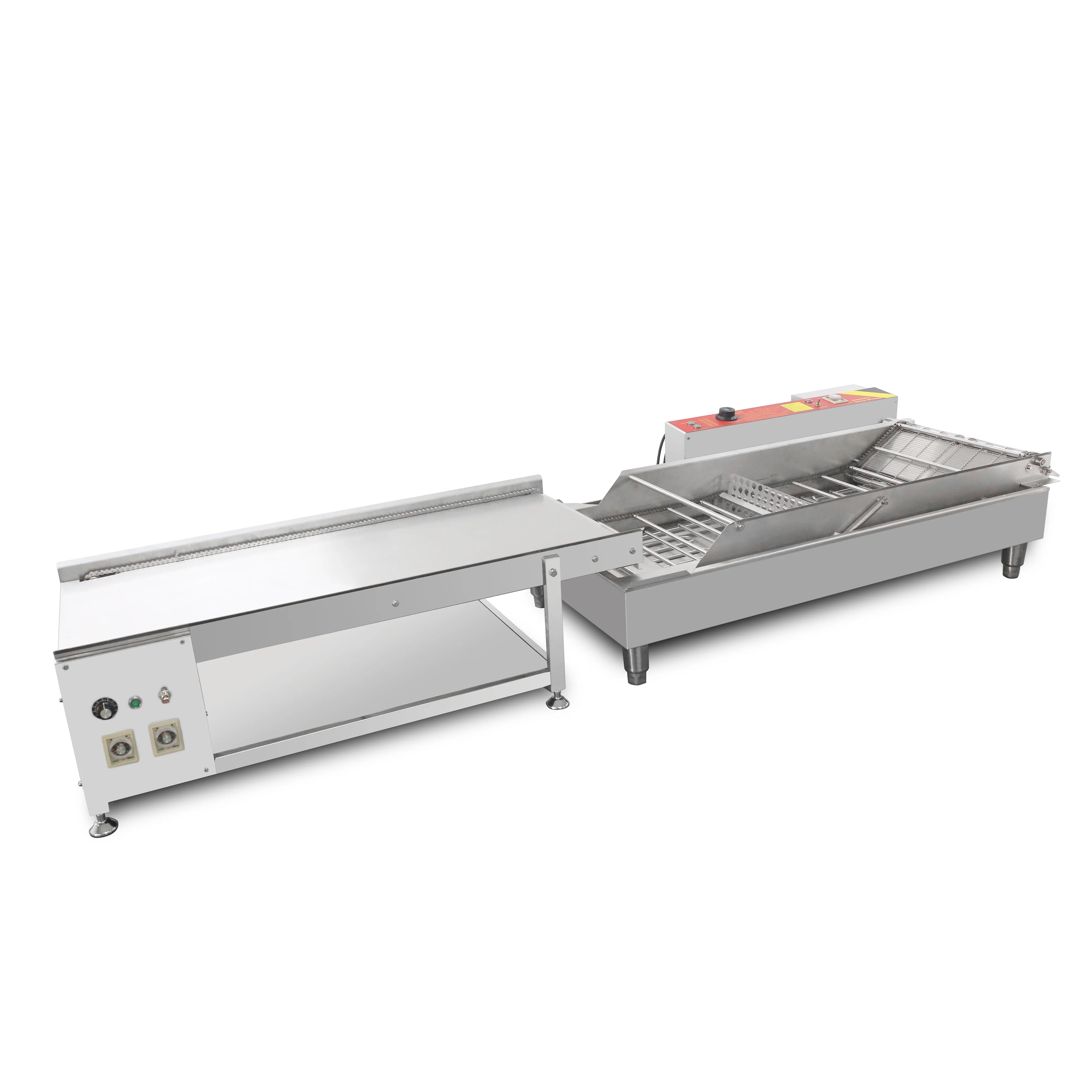 High Productivity Automatic Doughnut Cutting and Fryer Commercial Fryer Donuts Machine Industrial Donut Production Line Machine