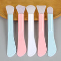 Double Head Plastic Brush Plate Scraper Mask Stick Soft Head Stirring Daubing Facial Scraper Makeup Tools Custom Logo