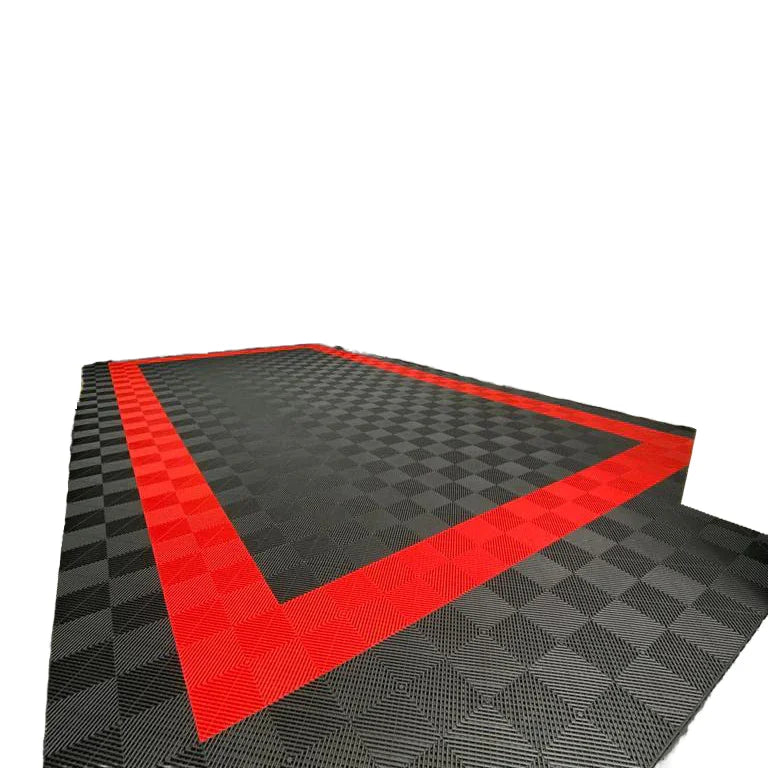 New Model PVC & Rubber Garage Floor Tiles Dalle Workshop & Warehouse Tiles Vinyl Flooring for PP Garages