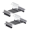 Household Dipped Plastic Metal Trouser Clip Seamless Non-slip Trouser Rack
