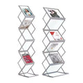 Advertising A4 Acrylic Aluminum Brochure Holder