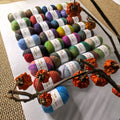 Manufacturer Multicolor 100% Wool Lana Roving Yarn for DIY Crochet Weave Sweater