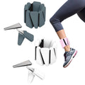 NQ SPORTS the Ankle and Wrist Weights Adjustable Triangle 2Ib/Pair Waterproof Wearable Strength Gym Workout Silicone Bracelet