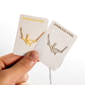 Trendy Non Tarnish Silver 18K Gold Plated Stainless Steel Women Charm Origami Paper Crane Bracelet Jewelry