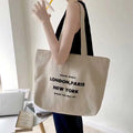 2024 Custom logo Reusable Plain Heavy Duty Canvas Shopping Bag Custom Large Cotton Canvas Tote Bag