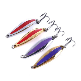 4.3CM 5.5G Metal Fishing Spoon Lures Hard Spinner Baits Fishing Spoon Lures