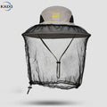 Summer Men and Women Anti-mosquito Quick Dry Breathable Mountaineering Hat Wide Brim Fishing Cap With Mesh protection