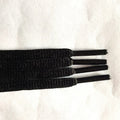 Premium 100cm 4.5mm Classic Oval Sport Shoelaces Polyester Transparent Plastic Flat Buckle Printed Tips Top Shoe Accessory