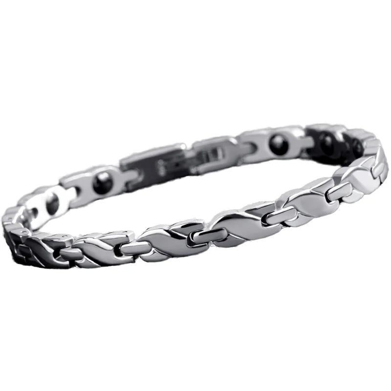 2023 New Fashion Jewelry Bracelets & Bangles for Women Silver Stainless Steel Bracelet