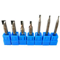 Diamond Mill Bit PCD Straight Flute Milling Cutter for Ceramic Carbon Fiber