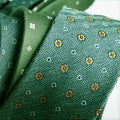 Men's Tie Cravat Jacquard Luxury Small Floral Pattern Wedding Necktie