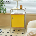 WISEMAX FURNITURE INS Nordic Home Decor Cabinet Living Room Furniture Sofa End Table Kitchen Cabinet Bed Side Table with Storage
