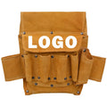 Electrician's Belt Bag Tool Storage Satchel Cowhide Thickened Wear-resistant Pure Cowhide Toolkit Mechanic Dedicated