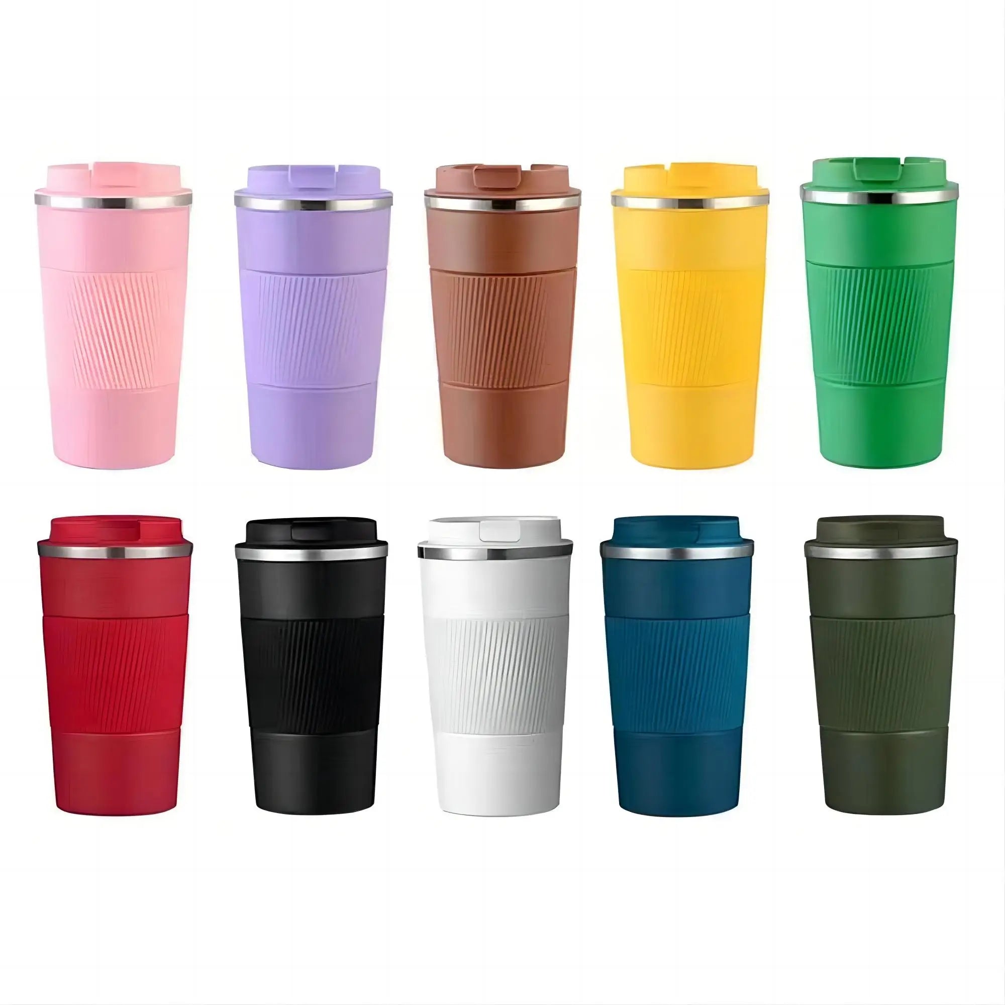380 Ml Double Wall Vacuum Insulated Stainless Steel Coffee Camping Tumbler Mug With Lid
