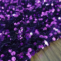 Luxury High Density Turkey Women Dress Stretch Bright Purple Velvet Sequin Fabric