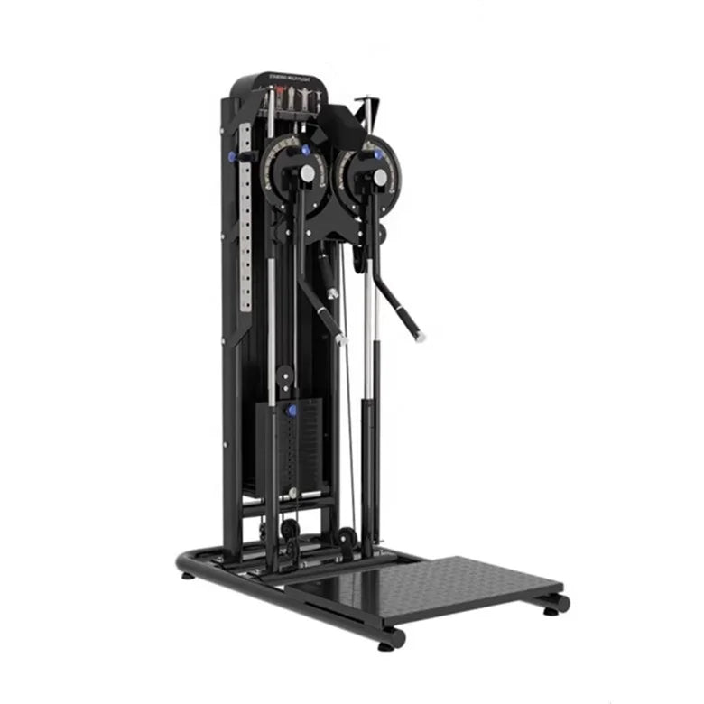 Pin Load Selection Machine Functional Standing Chest Press Machine Shoulder Press Multi Flight Standing Lateral Raise Machine