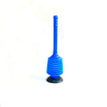 O-Cleaning 5.1" Plastic Bellows Accordion Toilet Plunger Drain Cleaner Kitchen Sink Plunger Force Pump Cleaner