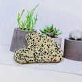 HZ New Design Natural Gemstone Scraper Bian Stone Guasha Massage Scraping Tools Dalmation jasper Gua Sha Massager