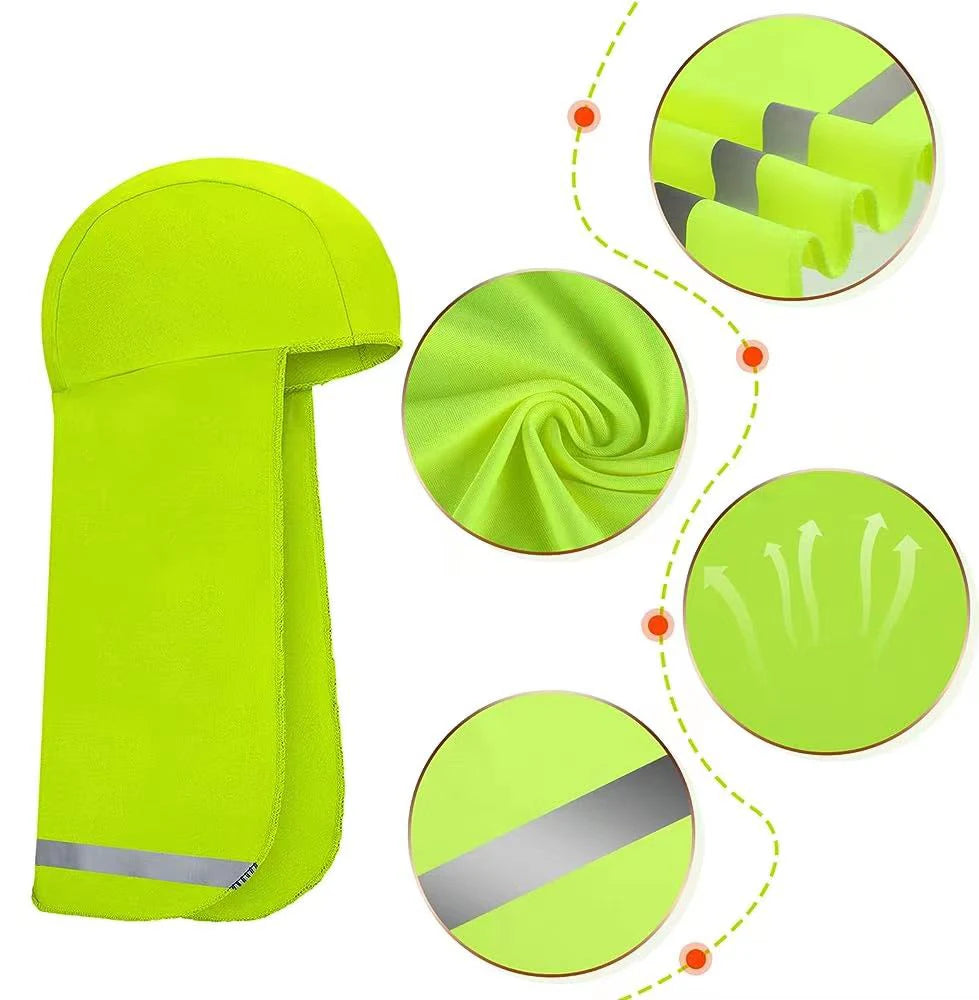 HZM-23287 Sun Shade Hat Neck Shade Cooling Skull Cap Reflective Durag