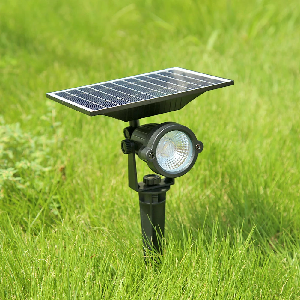 Solar LED Lawn Lamp Flood Light Spike Lighting Control for Outdoor Garden Path