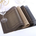 New Classic Style Washable PVC Placemat Table Cloth Pad Stain-Resistant Dining Disc Bowl Coaster Non-slip PVC Pad