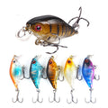 4cm/4.6g Crank Bait Fishing Lures Bass Fly Fishing Lures for Freshwater Saltwater Deep Diving Trout Bass Snapper Walleye Crappie
