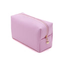 2021 Factory Oem Designer Bags Waterproof Clutch Pink Pu Travel Makeup Bag Cosmetic Bag With Custom Logo OEM