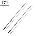 FISHINGFANS Carbon Fiber Medium Light M/ML 6-12g 7-14g Spinning Lure Rod Fuji Guide EVA Handle FAST for Lake Stream Fishing