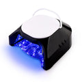 86w Led Dual Nail Lamp Rechargeable with Handle and Stand Foot Nail Lamp 4 Timer Setting Desk Lamp for Nails
