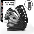 Wholesale 6 Pieces Kitchen Gadgets SetCheese GraterBottle Opener Fruit/Vegetable Peeler Pizza Cutter Garlic/Ginger G Rinder