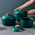 Casserole High Temperature Clay Big Soup Pot Ceramic Small Casserole Pot Soup Rice Stew Pot Open Fire Household Gas Casserole