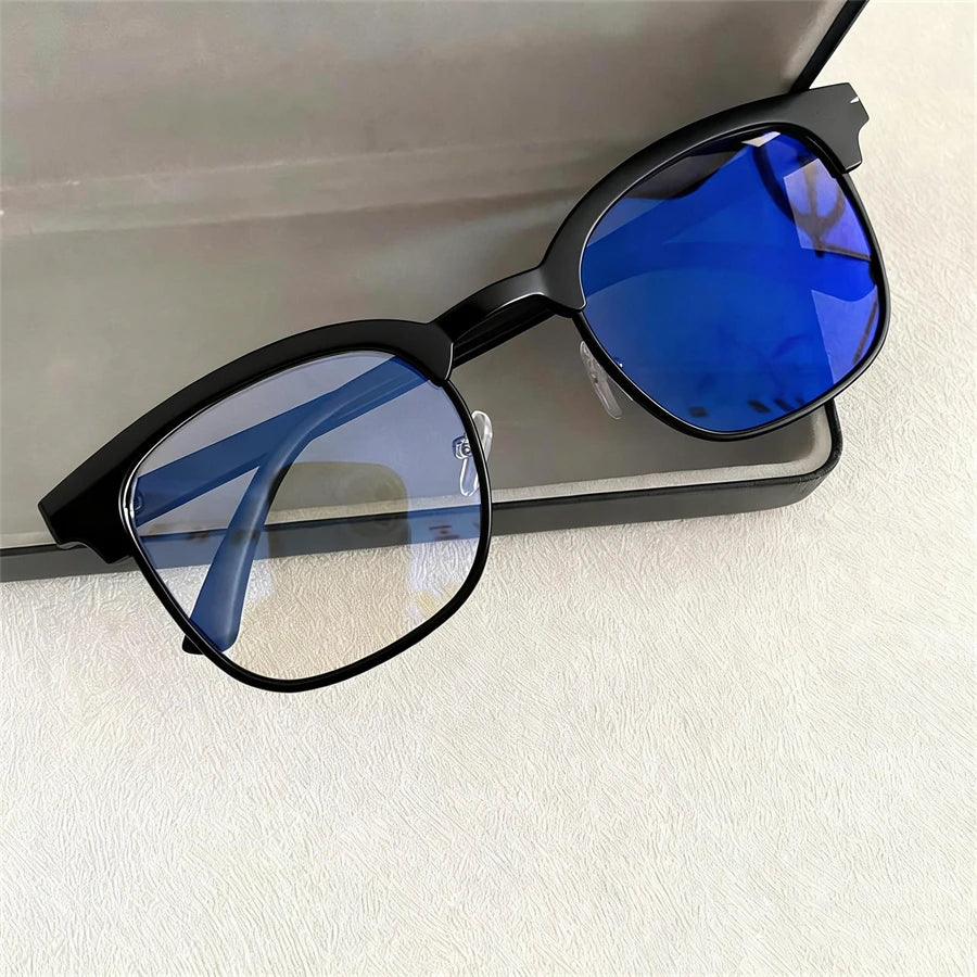 Lunette Photogray Anti Reflet Pour Femme Hommes UV400 Vintage Blue Light Filter Unisex Photochromic Glasses For Men Women 2026 MegaBDM