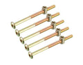 Top Heavy M6x90mm Furniture Bolt Nut Set Carbon Steel Zinc Plated